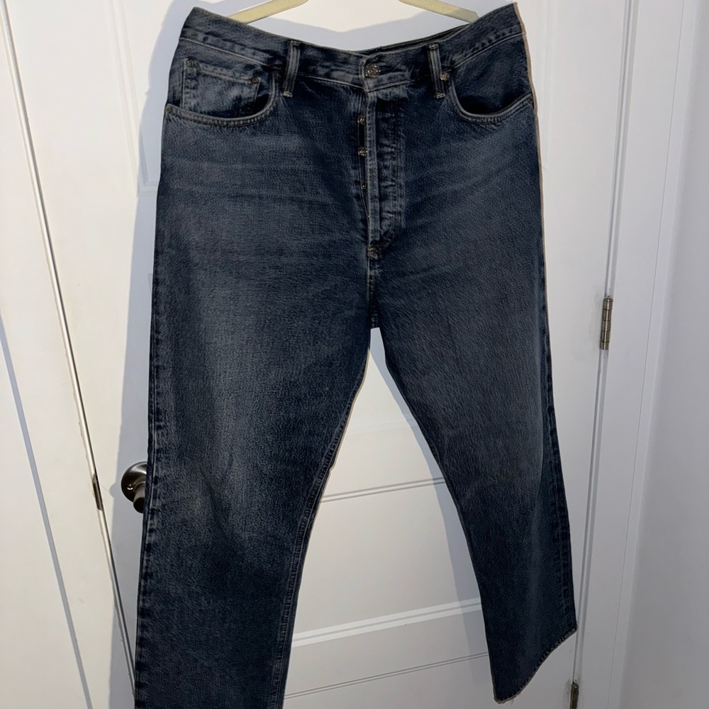 Agolde pinch waist jeans size 32, altered